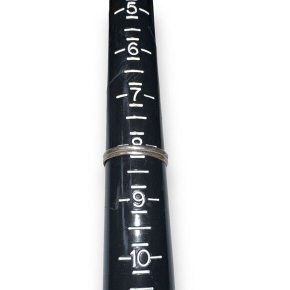 Vintage Sterling Native Mother of Pearl Ring 8 - Picture 6 of 7